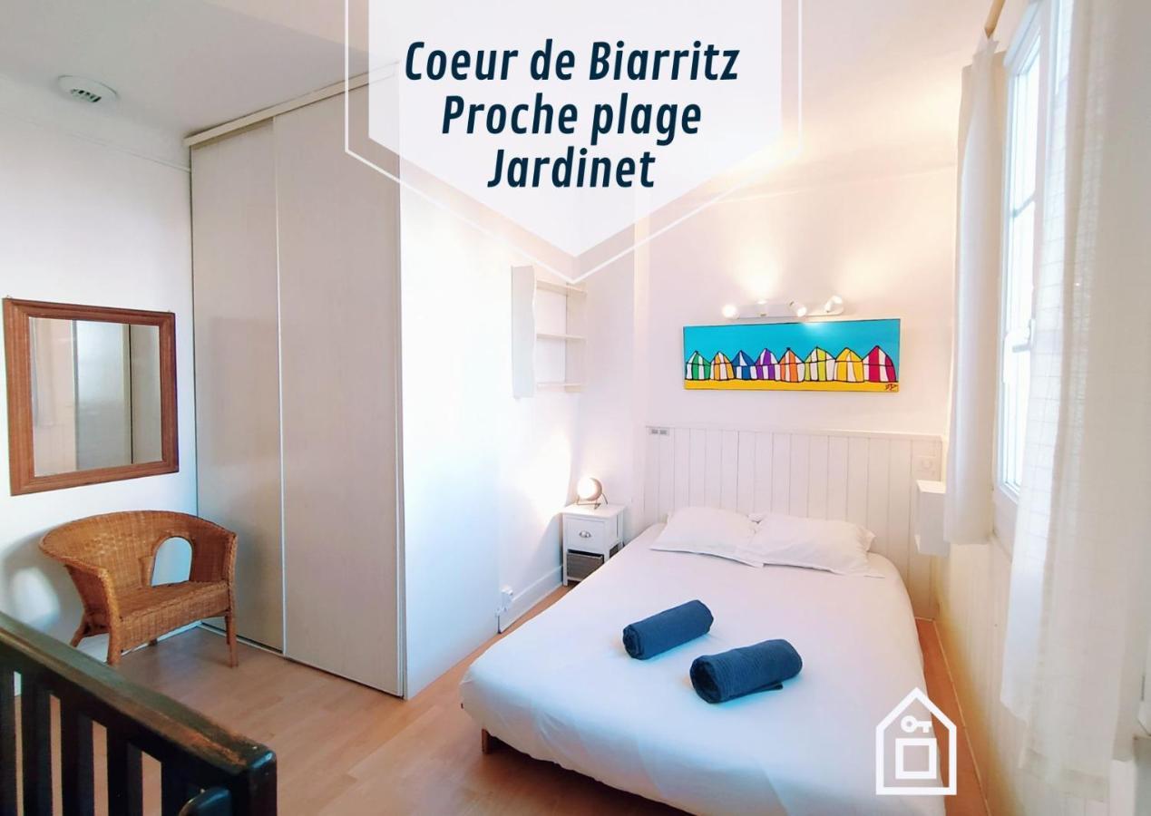 Lalanne Btz, Duplex Jardinet Pres De La Plage Biarritz Exteriör bild