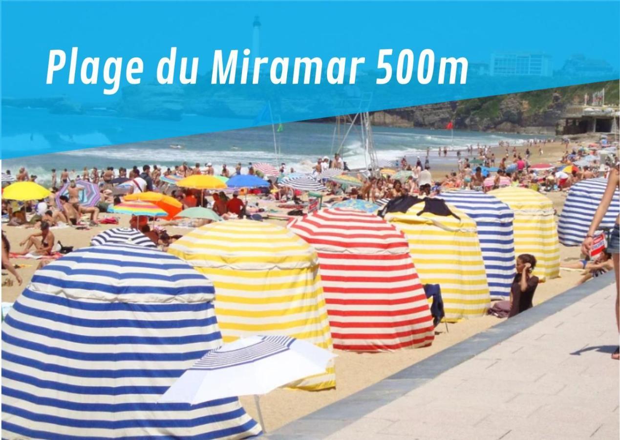 Lalanne Btz, Duplex Jardinet Pres De La Plage Biarritz Exteriör bild